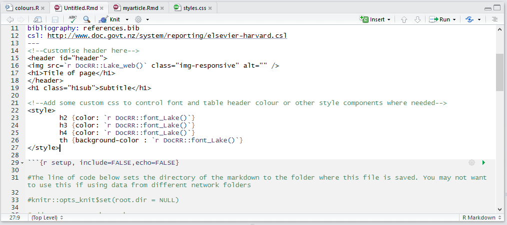 Example ``DocRR`` HTML template.